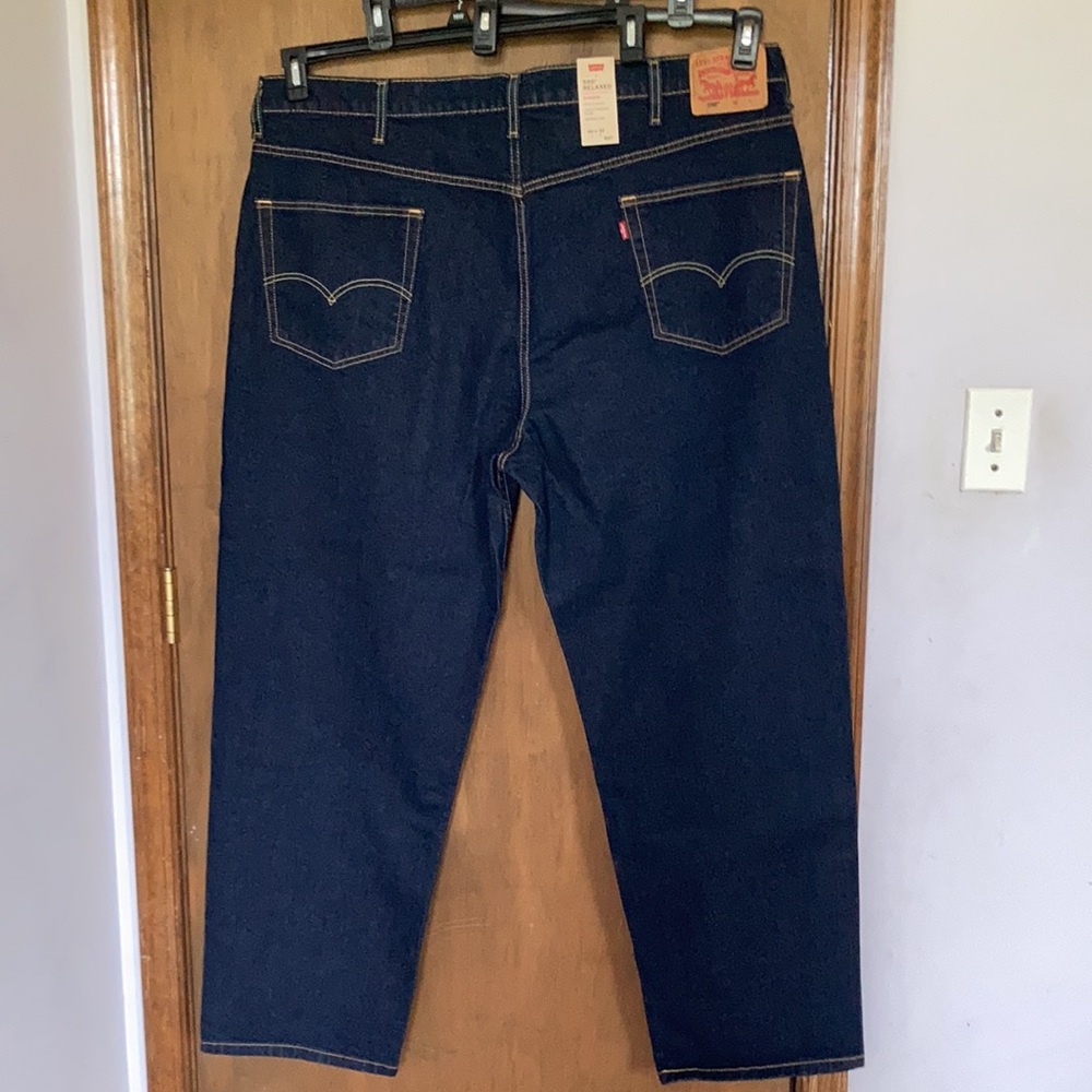 Levi’s 550 relaxed jean sits at waist tapered leg big & tall 46 X 32 - Picture 12 of 14
